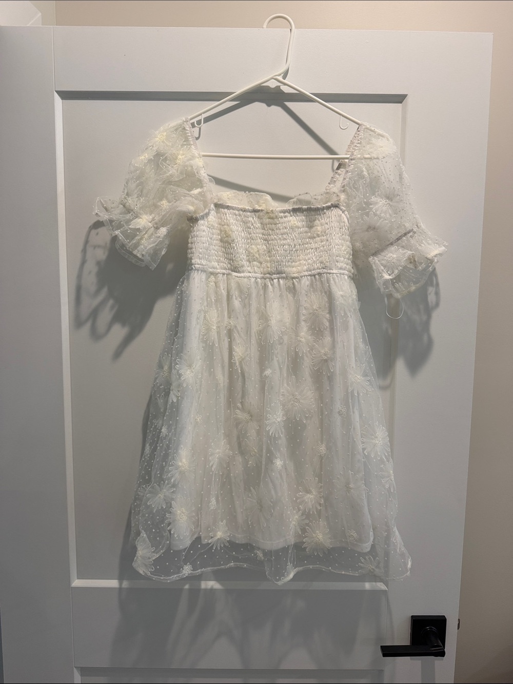 Altar'd State White Lace Mini Dress
